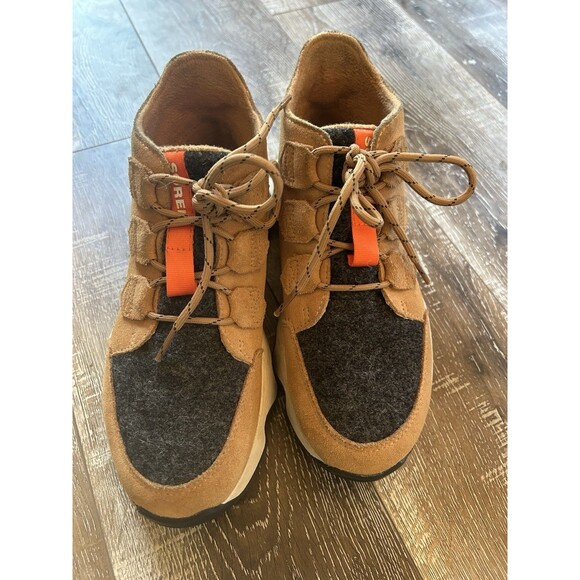 Sorel Women's Kinetic Impact Caribou Waterproof Shoes Tawny Buff, Black  Size 8 - Picture 2 of 7